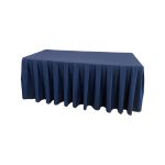 Buffettafel met tafellinnen