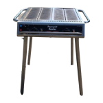 Barbecue met afneembare poten