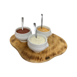 Extra saus p.p ( knoflooksaus, barbecuesaus en cocktailsaus )